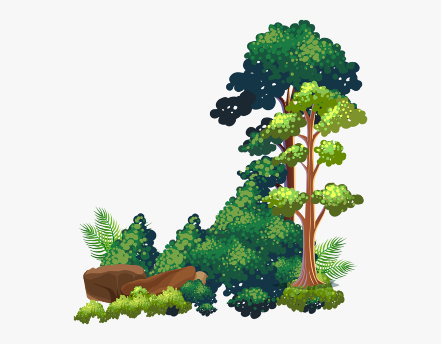 Open Book With Nature, Transparent Clipart