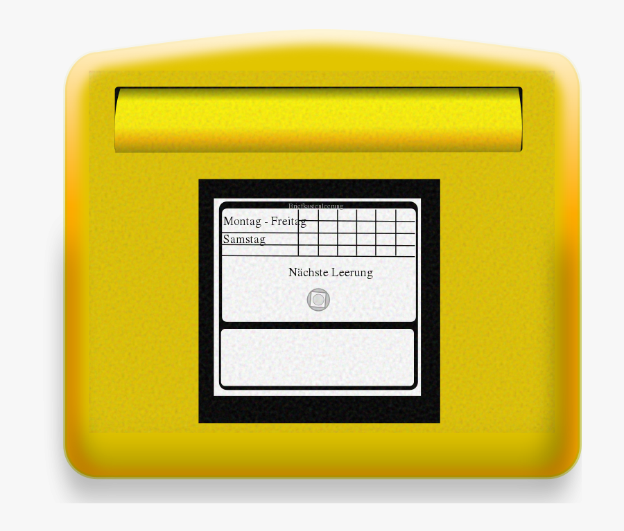 German Mailbox - Mailbox, Transparent Clipart