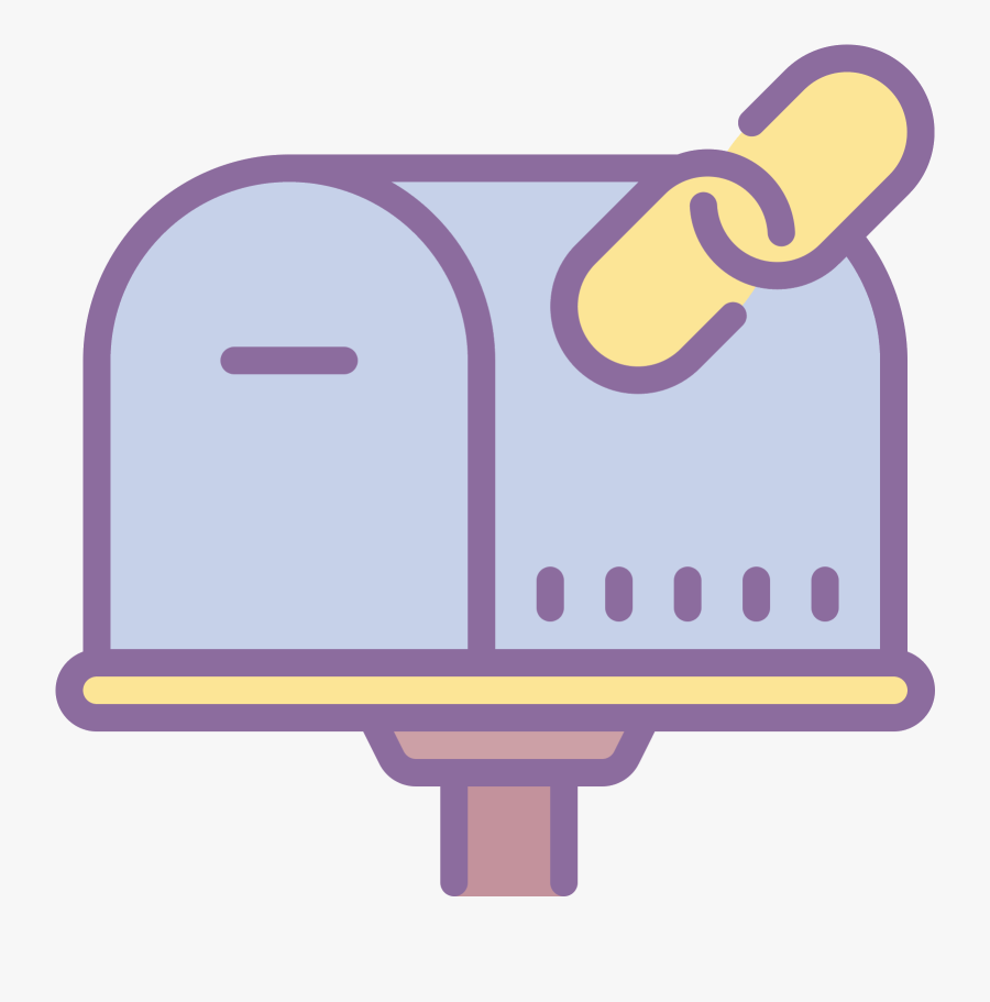 Linked Mailbox Icon - Mailbox Vector Transparent, Transparent Clipart