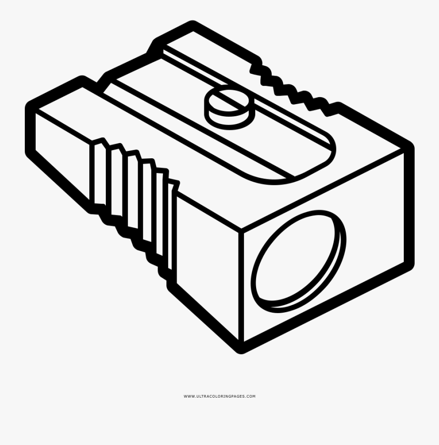 Clip Art Pencil Sharpener Clipart Black And White, Transparent Clipart