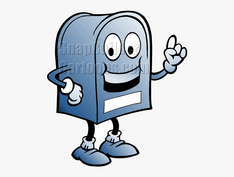 Postal Mailbox Blue Color, Transparent Clipart