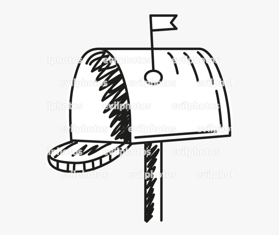 Mailbox Drawing Vector And Stock Photo, Transparent Clipart