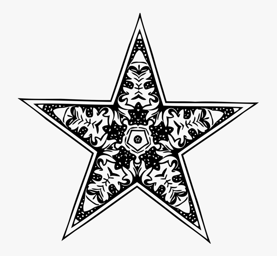 Line Art,plant,star, Transparent Clipart