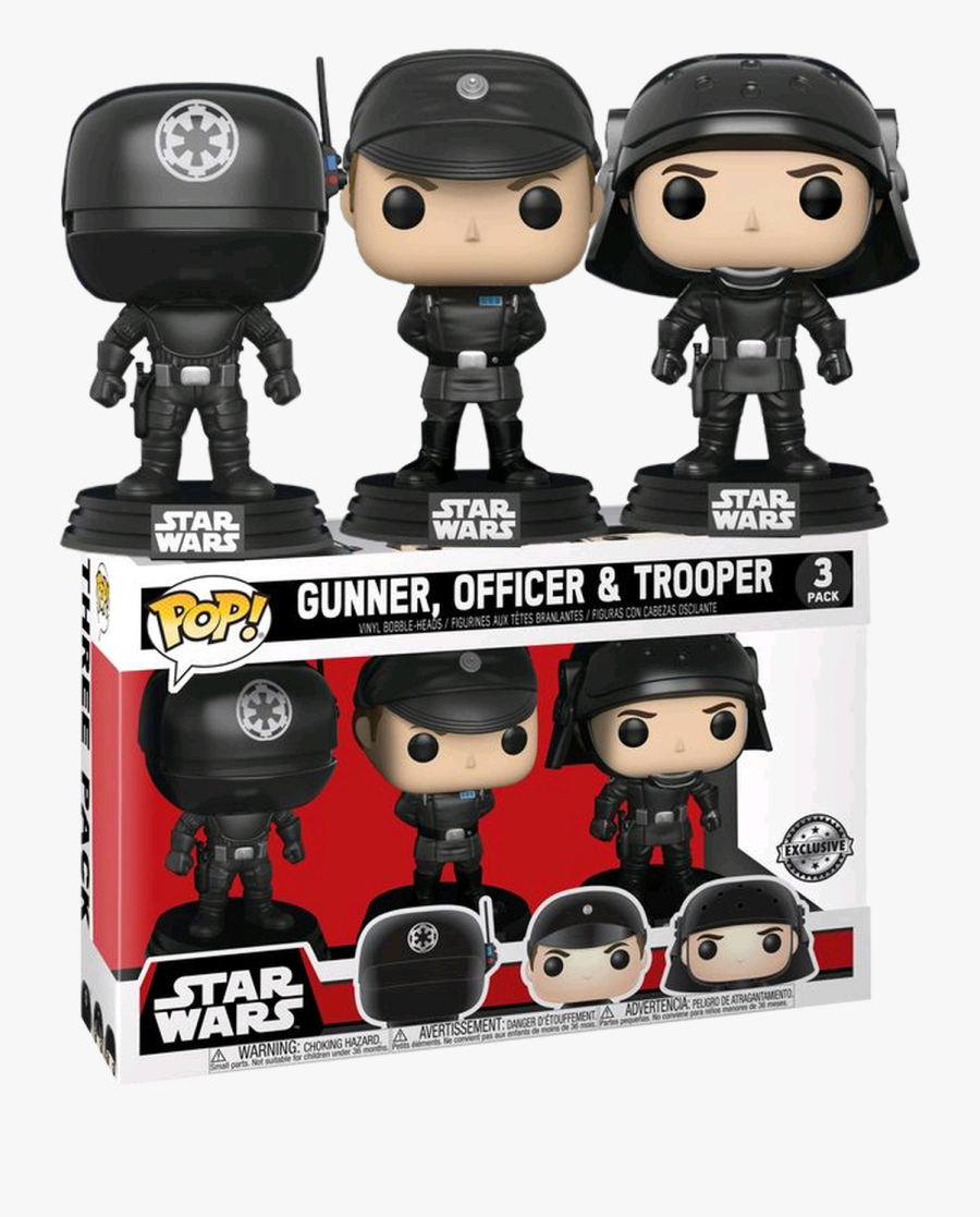 Death Star Gunner, Officer & Trooper Us Exclusive Pop, Transparent Clipart