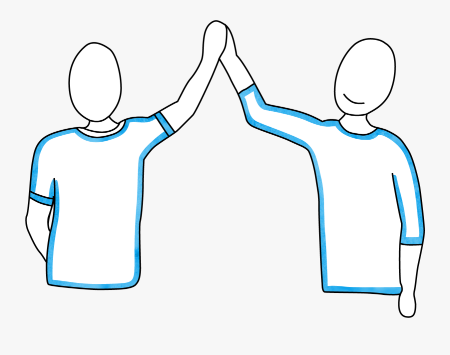 People, High Five, Ally, Transparent Clipart