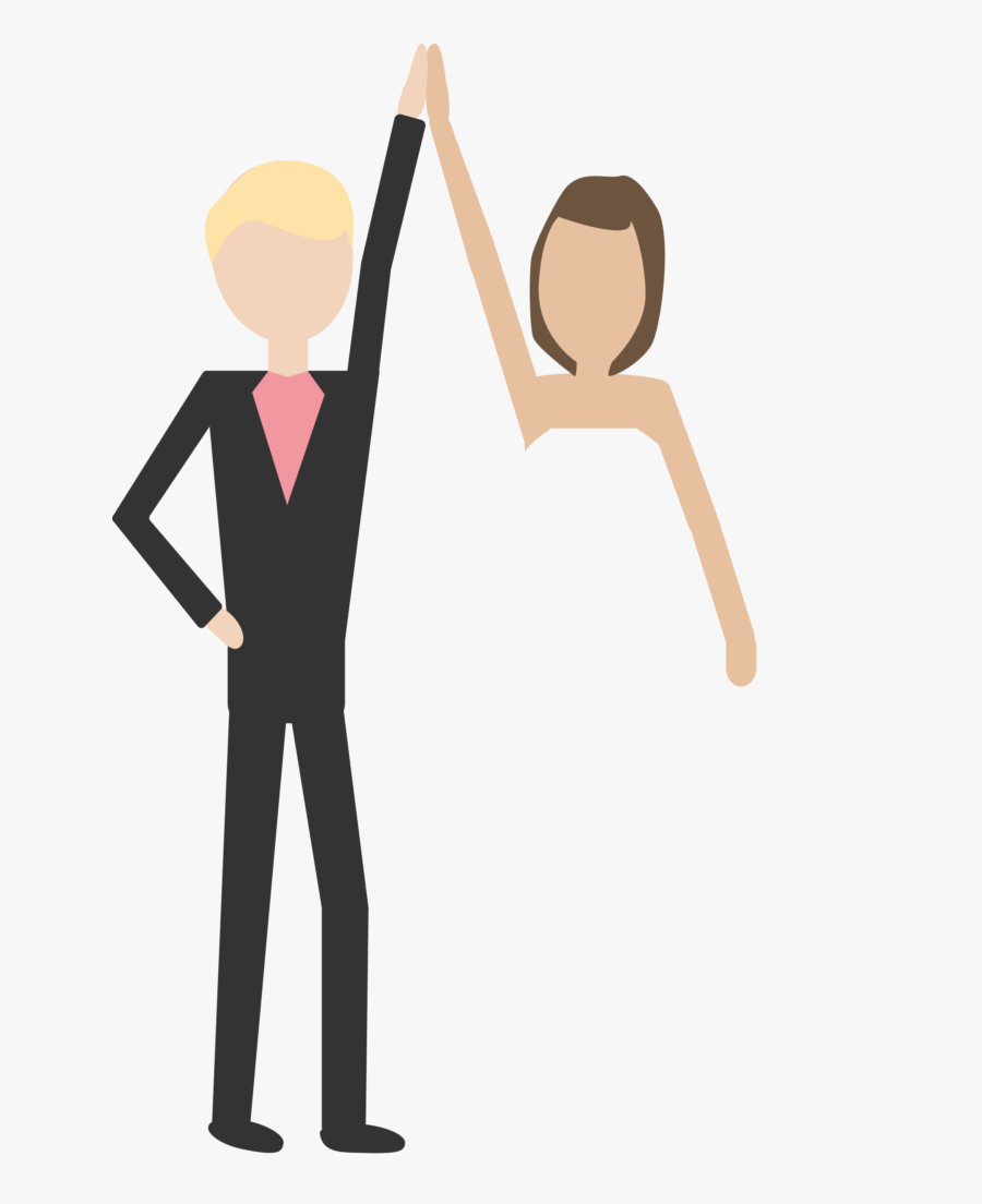 High Five Clip Art, Transparent Clipart