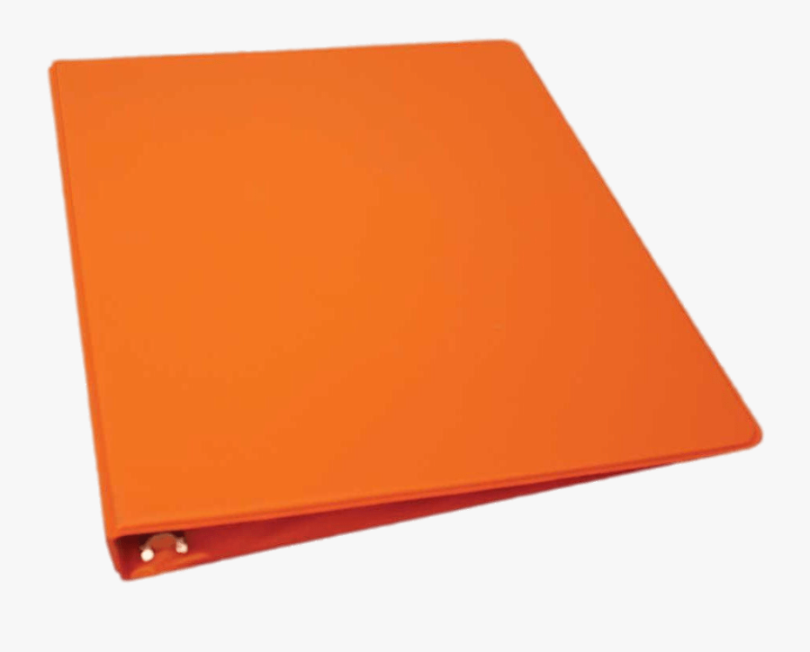 Download Orange Binder Flat Transparent Png, Transparent Clipart