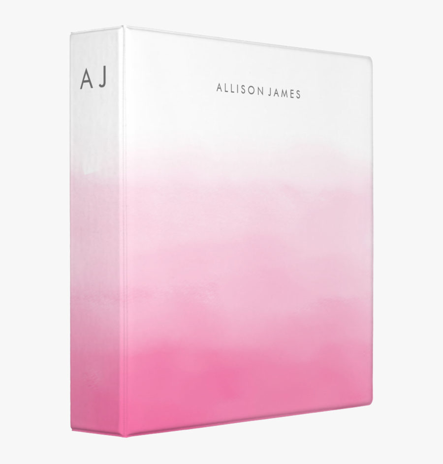 Binder Png Ombre Binders, Transparent Clipart