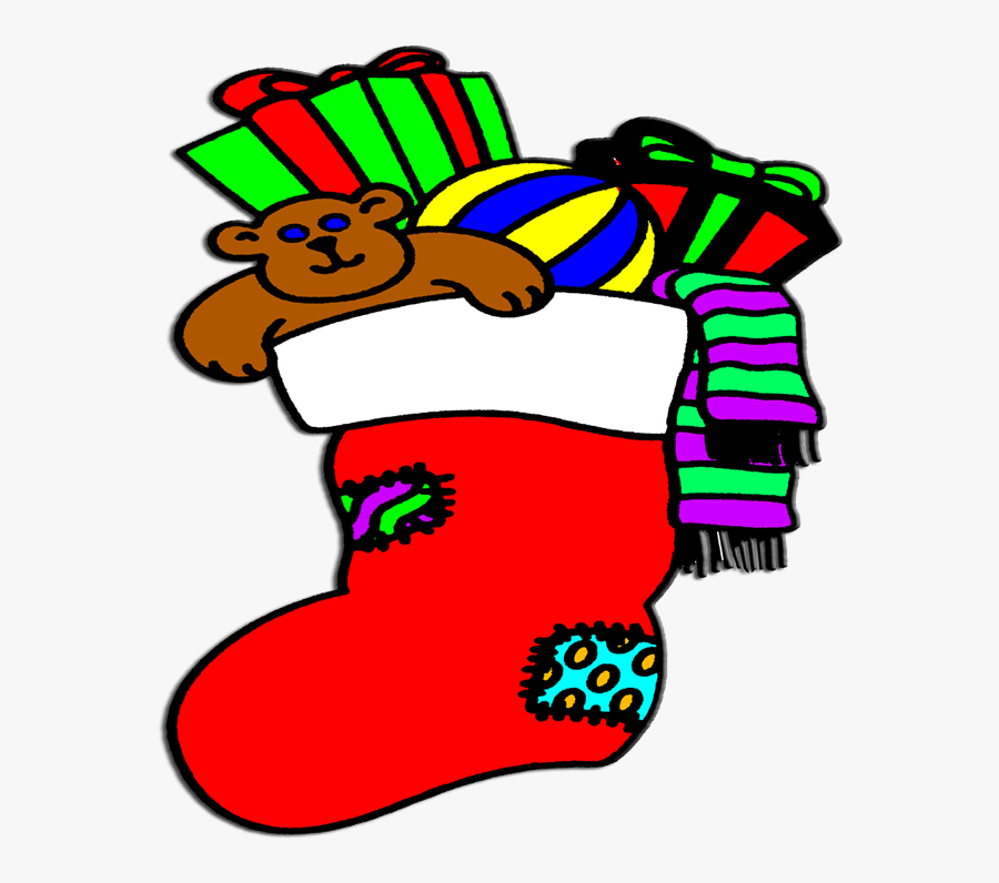 Stuffed Christmas Stocking Gifts For Him, Transparent Clipart