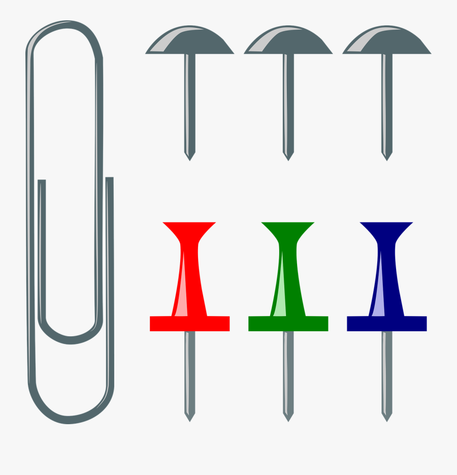 Office,binder,drawing Pin,office Supplies,tacks,pin,pin, Transparent Clipart