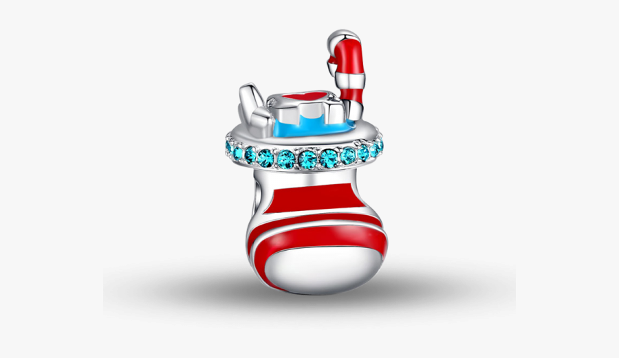Christmas Stocking Charm, Transparent Clipart
