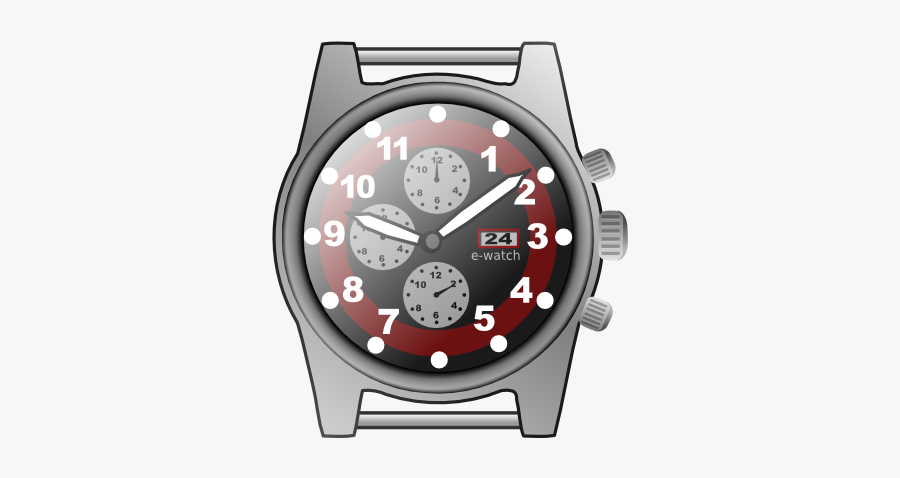 Chronograph Watch, Transparent Clipart