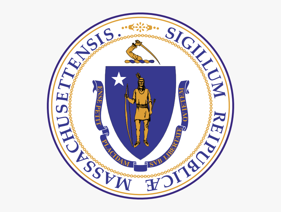 Free Vector Seal Of Massachusetts Clip Art, Transparent Clipart