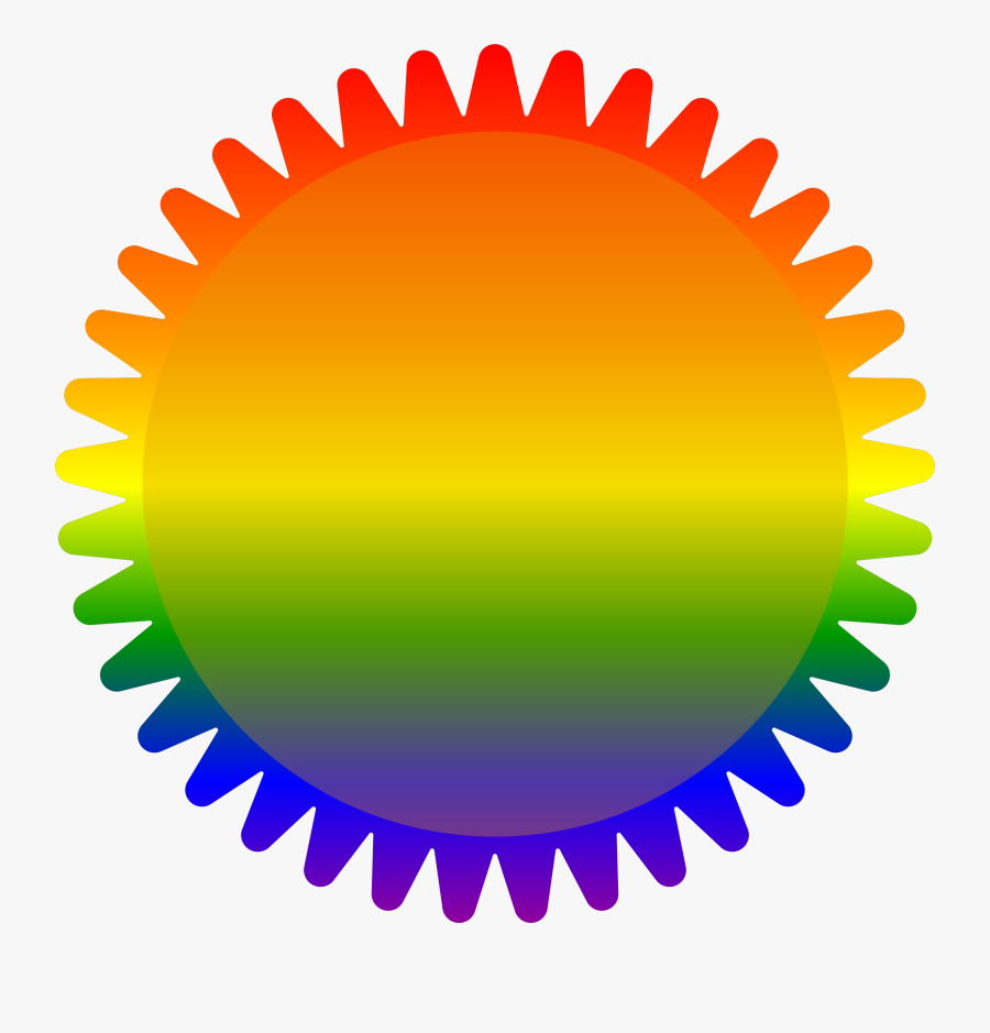 Rainbow Seal Clip Arts, Transparent Clipart