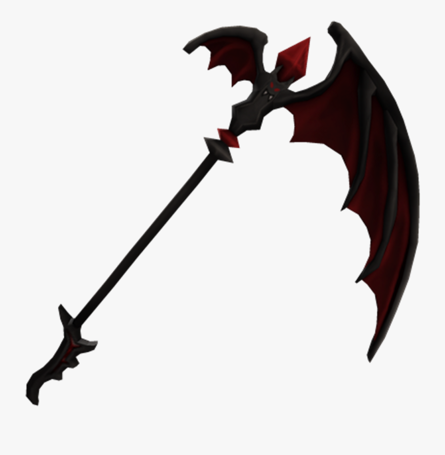 Roblox Red Black Bat Scythe Freetoedit, Transparent Clipart