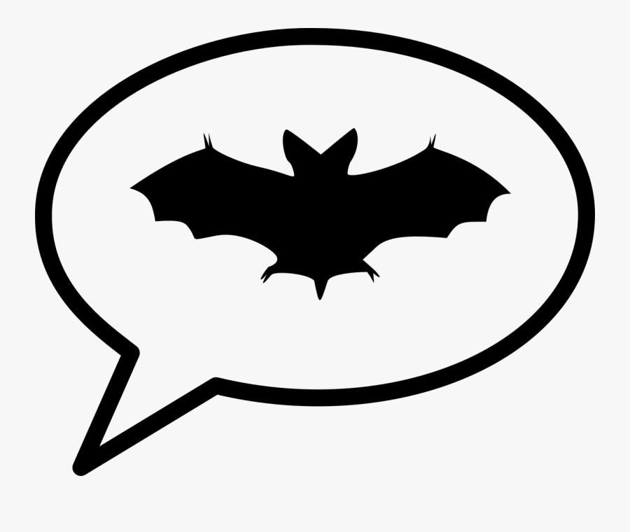 File - Bat Balloon - Svg - Silhouette Clip Art Bats, Transparent Clipart