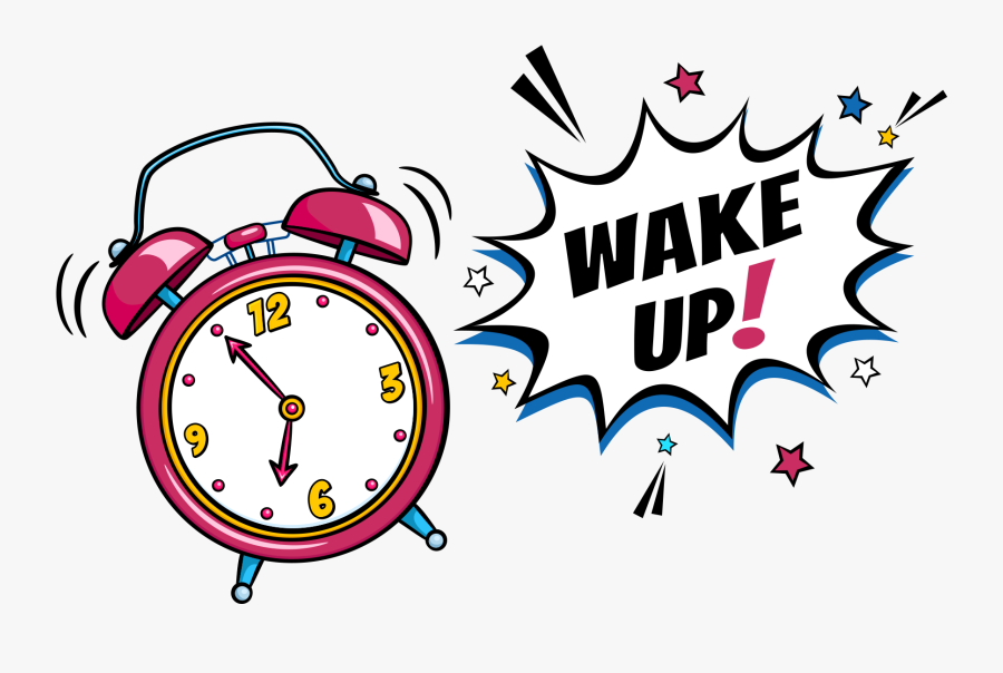 Waking Up Alarm Clock Cartoon Clipart , Png Download is a free transparent ...