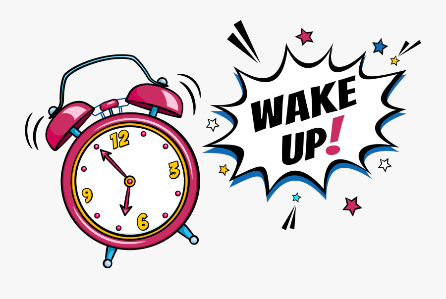 Waking Up Alarm Clock Cartoon Clipart , Png Download , Free Transparent Cli...