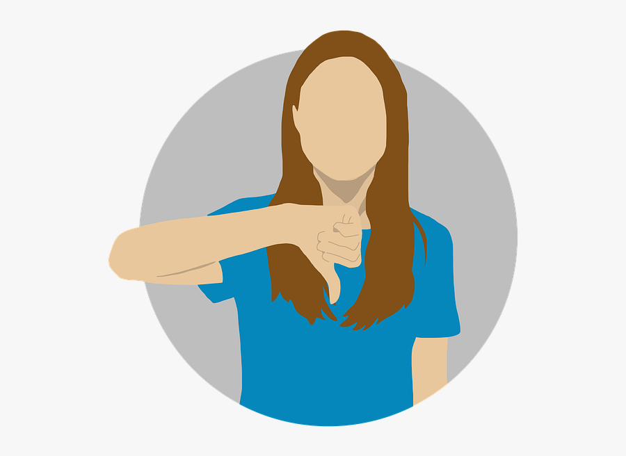 Thumbs Down, Bad, Dislike, Thumb, Negative, Minus, - Thumb, Transparent Clipart
