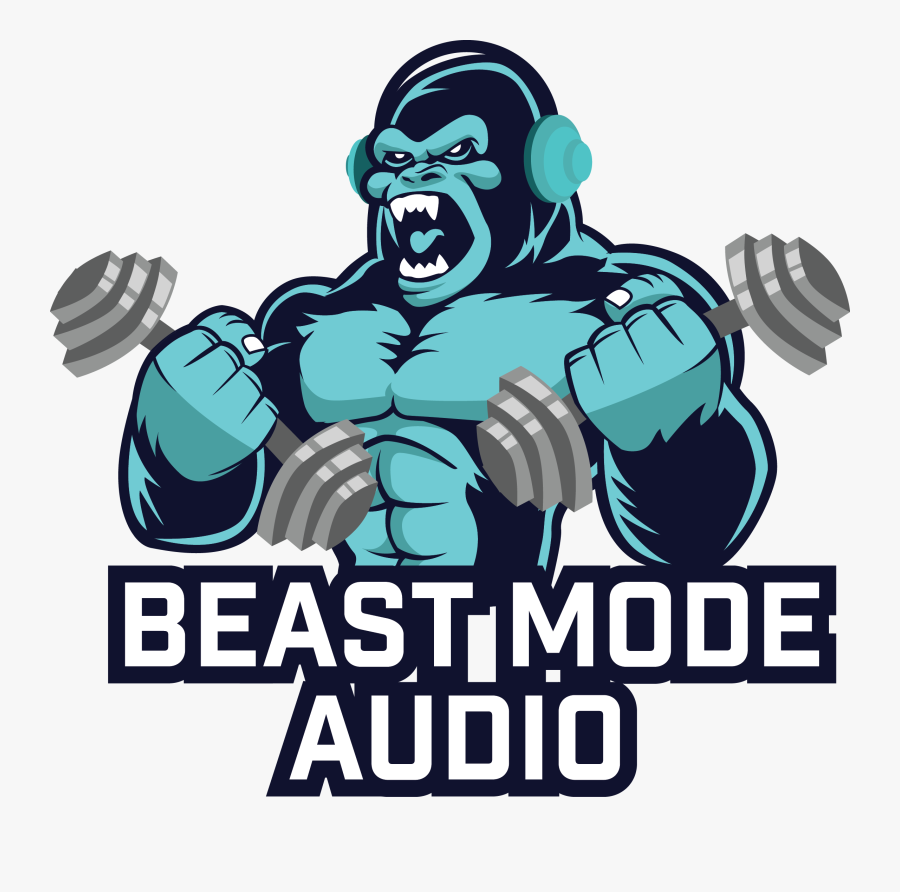 Beast Mode Audio By Joel Beasley Graphic Black And - Bodybuilding Beast Mode Png, Transparent Clipart