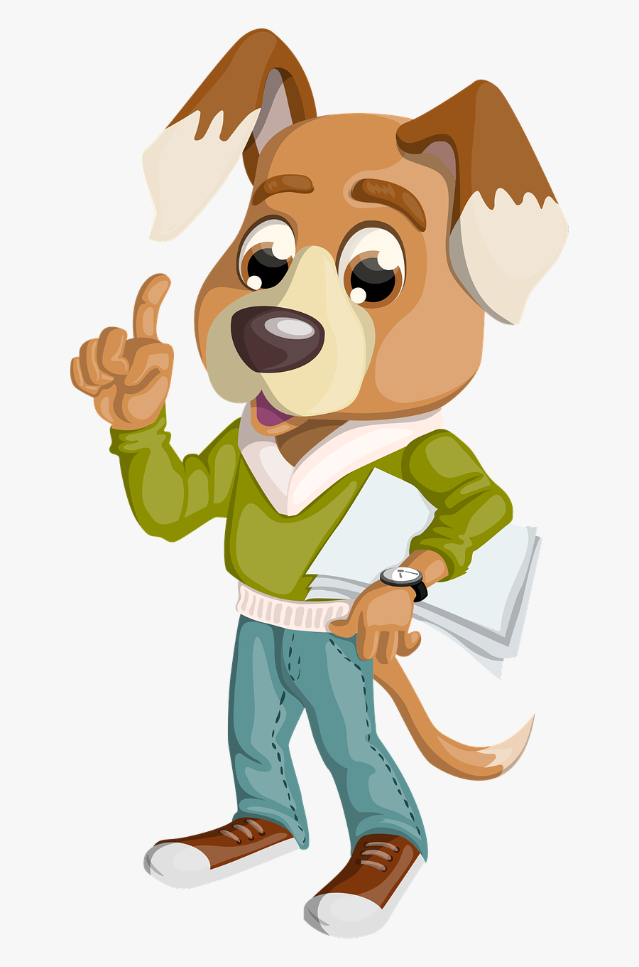 Clients Feedback For The Dog House - Dogs Dressed Up Cartoon, Transparent Clipart