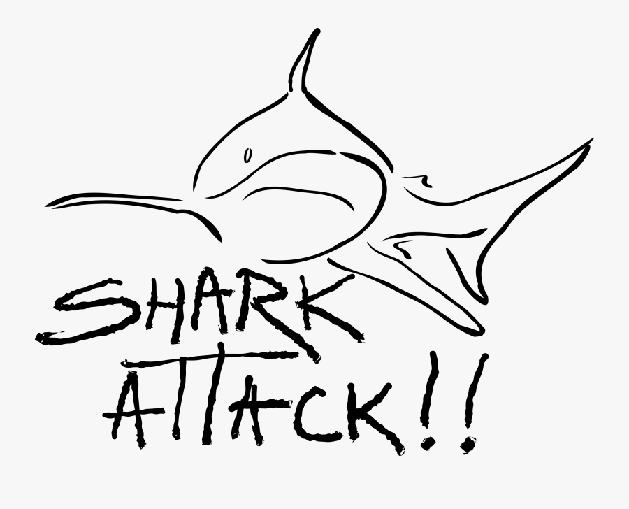 Shark Attack Cliparts - Shark, Transparent Clipart