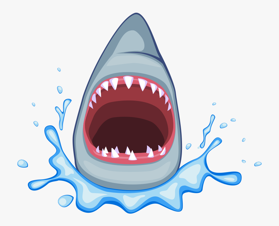 Clip Art Megamouth Cartoon Your - Shark Mouth Open Cartoon, Transparent Clipart