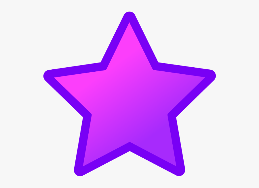 Cliparts Star Color - Purple Star Clipart, Transparent Clipart
