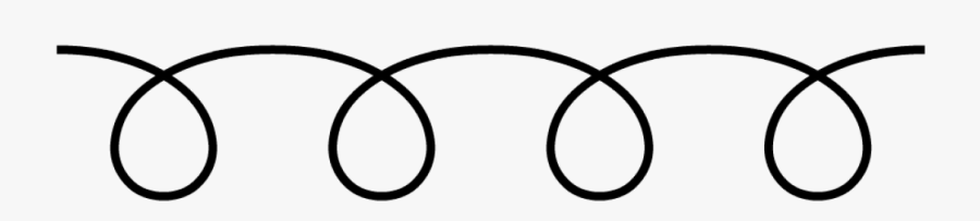 Pumpkin & Leaf Bar Clipart - Squiggly Lines Clipart Black And White, Transparent Clipart