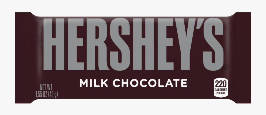 Hershey - Hersheys Milk Chocolate Bar 43g, Transparent Clipart