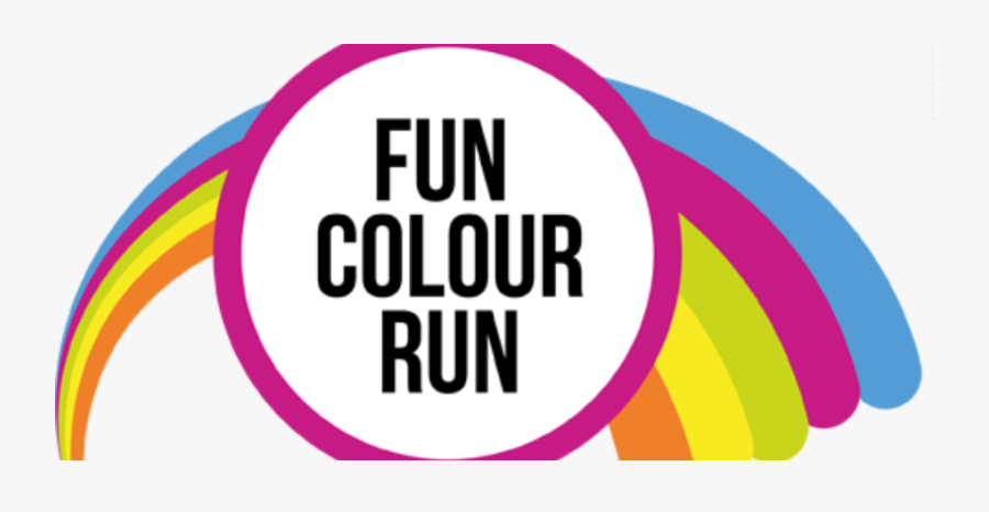 Colour Run Clip Art - Logo Font Colour Run, Transparent Clipart