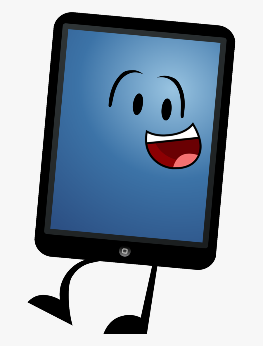 Tablet Clip Cartoon Computer Vector Black And White - Tablet Clipart, Transparent Clipart