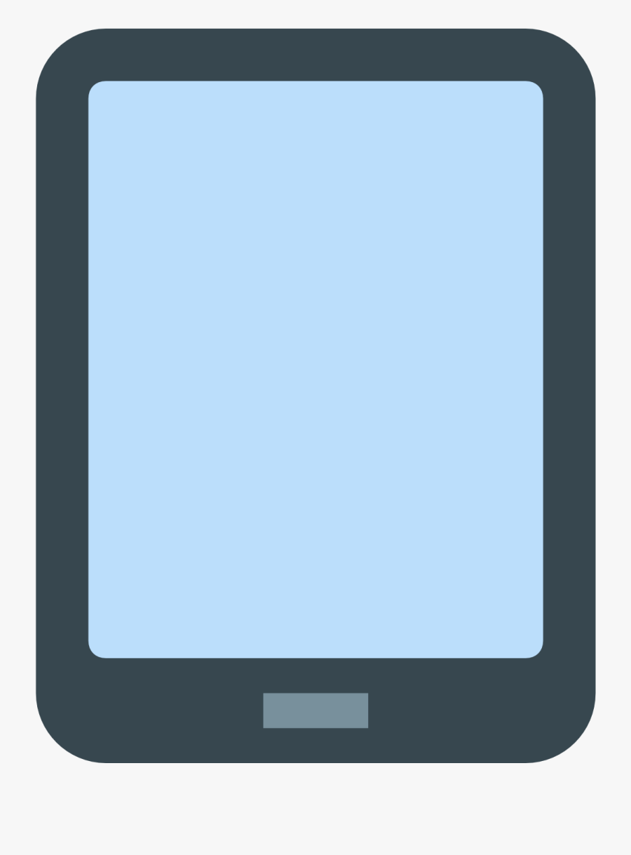 Great Tablet Computer Clipart - Tablet Flat Icon Png, Transparent Clipart