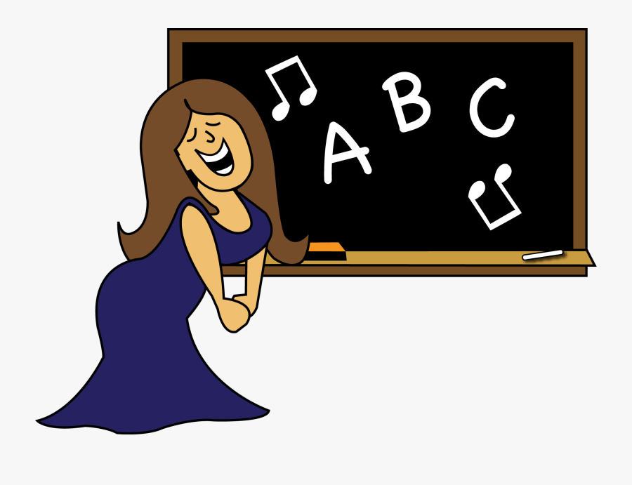 Free Tuning Clipart Sing A Long - Teacher Singing, Transparent Clipart