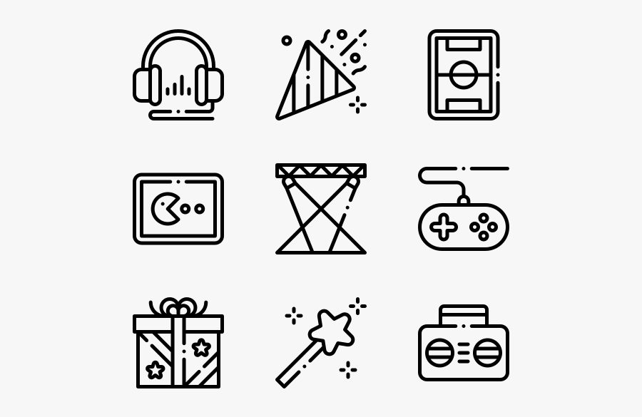 Entertainment - Work Icon, Transparent Clipart