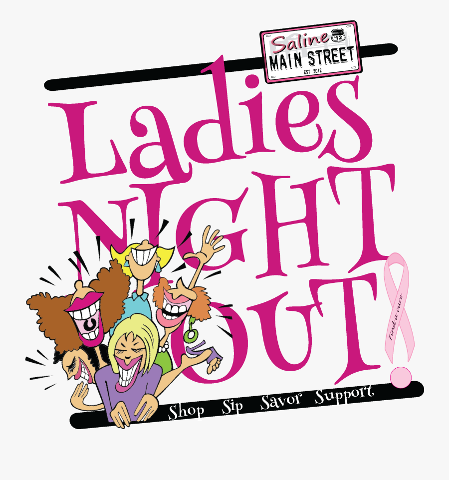Ladies Night Out Clip Art - Ladies Night Out Cartoon, Transparent Clipart