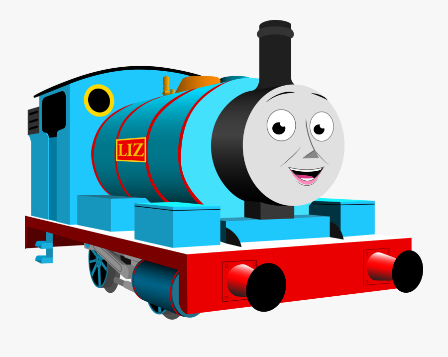 Thomas Train Tank Locomotive Saddle Tank Clip Art - Thomas The Tank Engine Liz, Transparent Clipart