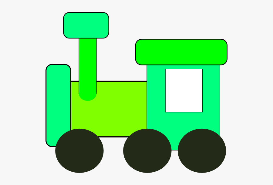 Green Train Clip Art At Clker - Red Train Engine Clipart, Transparent Clipart