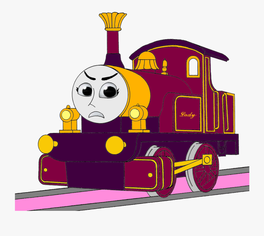 Thomas The Tank Engine Face Png - Thomas And Friends Lady Is Red, Transparent Clipart