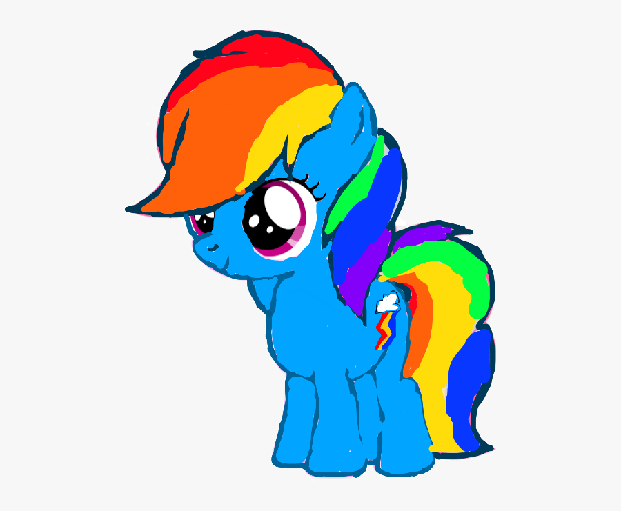 Thomas The Tank Engine Meets Dashie - Cartoon, Transparent Clipart