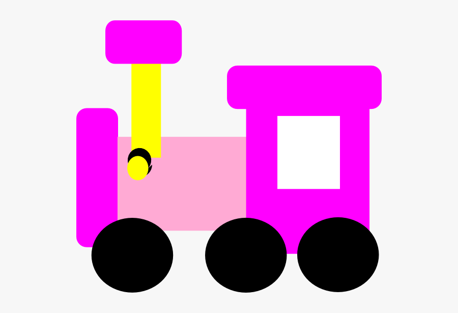 Train Clip Art Pink , Png Download - Train Engine Pics Clip Art, Transparent Clipart