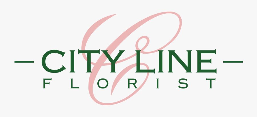 Logo For City Line Florist Trumbull - Graphic Design, Transparent Clipart