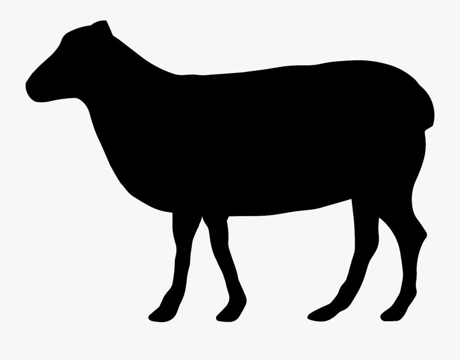 Cow Silhouette Clip Art, Transparent Clipart