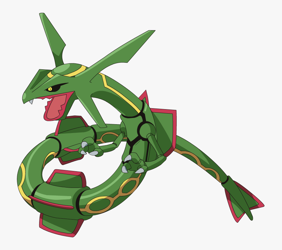 The Pokemon Wiki - Rayquaza Pokemon, Transparent Clipart