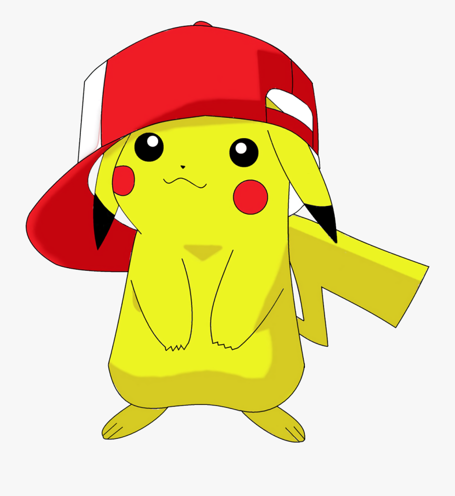 Anime Pokemon Png Transparent - Pikachu With Backwards Hat, Transparent Clipart