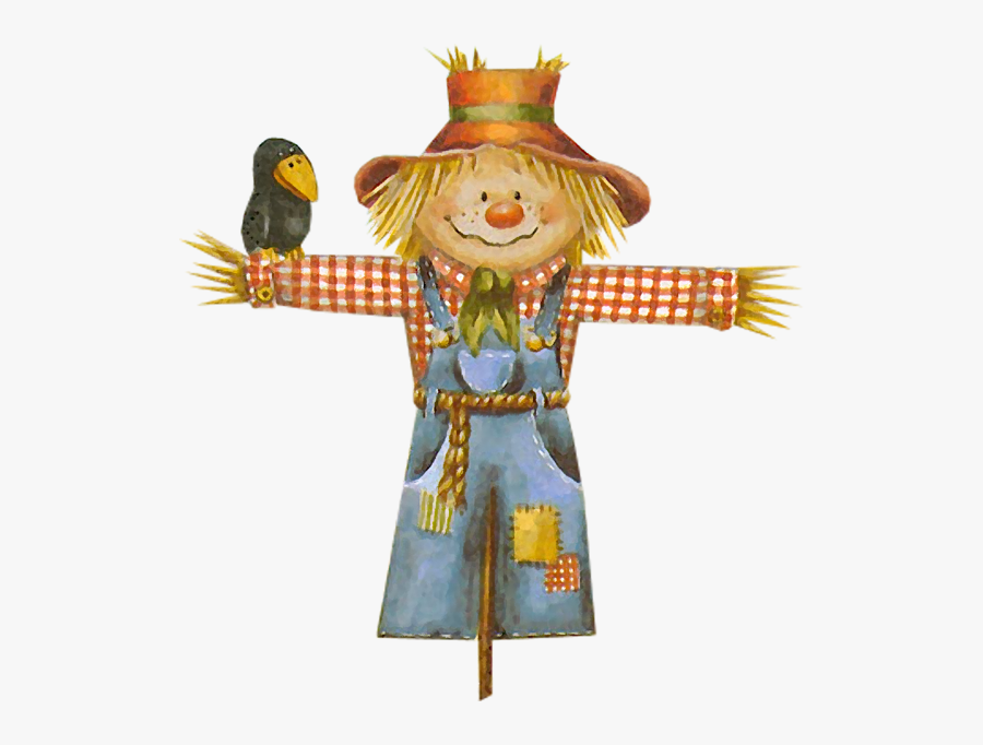 Scarecrow Cartoon Illustration Free Png Hq Clipart - Épouvantail Png, Transparent Clipart