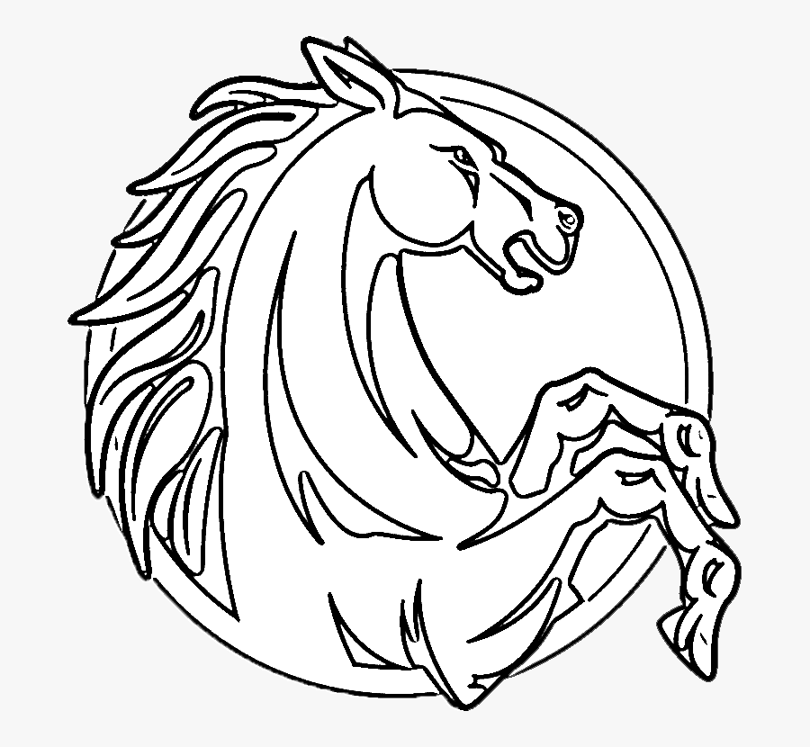 Realistic Horse Head Coloring Pages - Line Drawings Of Horses Heads, Transparent Clipart