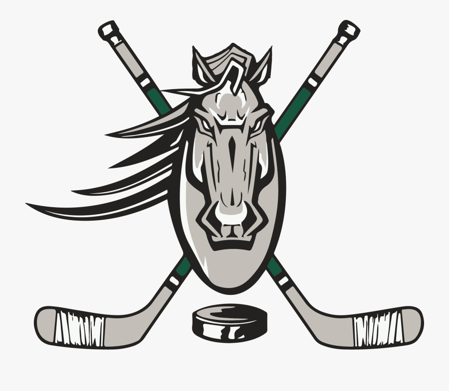 Perfecthorse - Strongsville Mustangs Hockey Ai Logo, Transparent Clipart