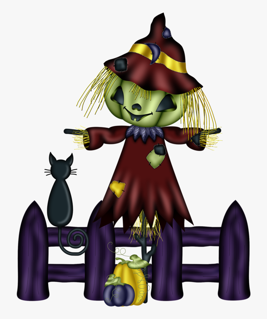 Pps Skull Spider - Transparent Background Scarecrow Halloween Clipart, Transparent Clipart