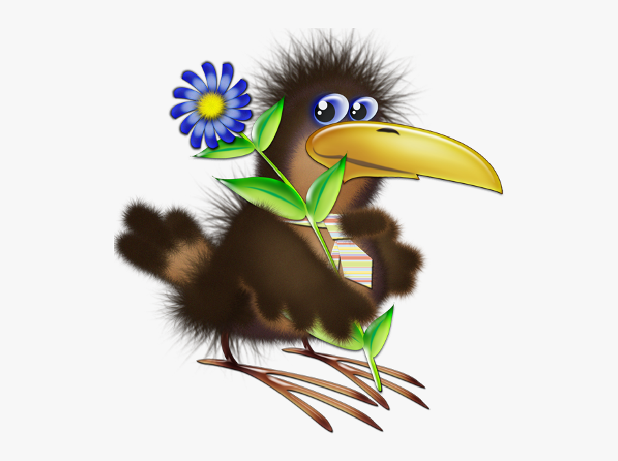 Scarecrow Clipart Sad - Funny Birds Clipart, Transparent Clipart